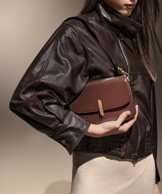 Shoulder Bag - Leather Shoulder Saddle Bag