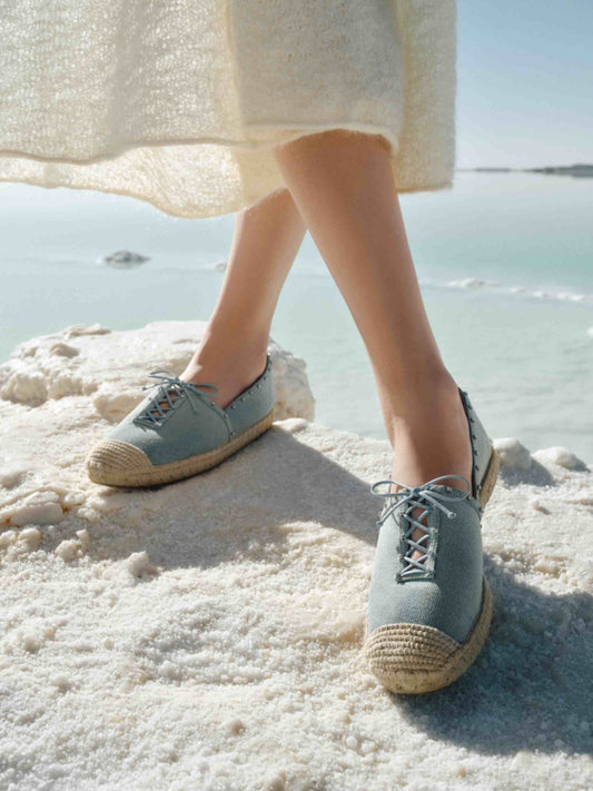 Espadrille - Diva Denim Espadrille Slip-On Loafers